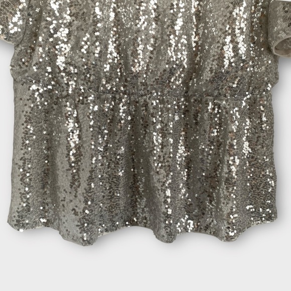 Grace Karin Sequin Peplum Top - Picture 3 of 9